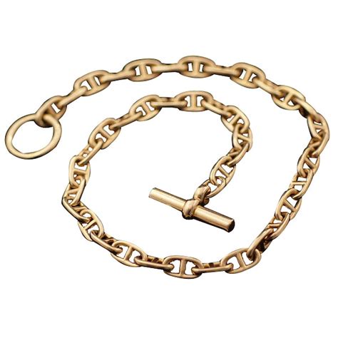 hermes chaine d'ancre ring gold|chain d'ancre long necklace.